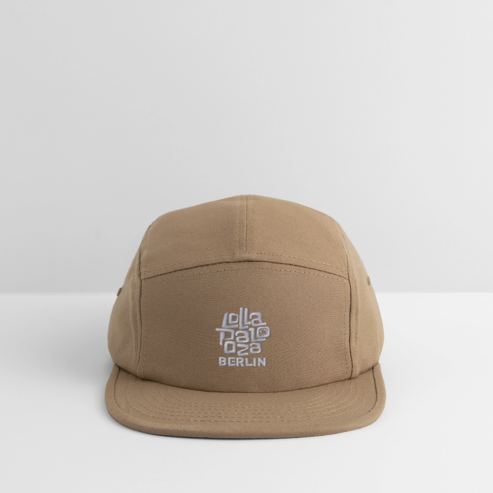 Camper Cap - weißer Stick - Khaki