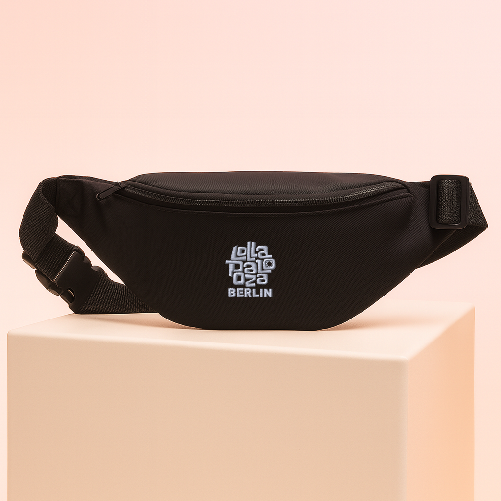 Gürteltasche - weißer Stick