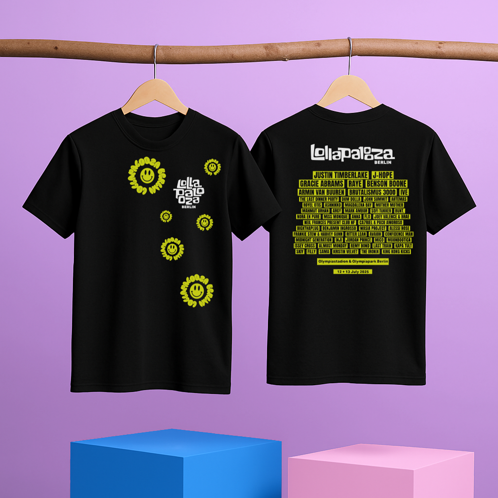 Yellow flowers Line Up Shirt