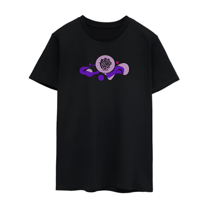 Purple Swish Line Up Shirt - Schwarz