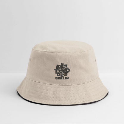 Signature Fischerhut - schwarzer Stick - Natur/Navy